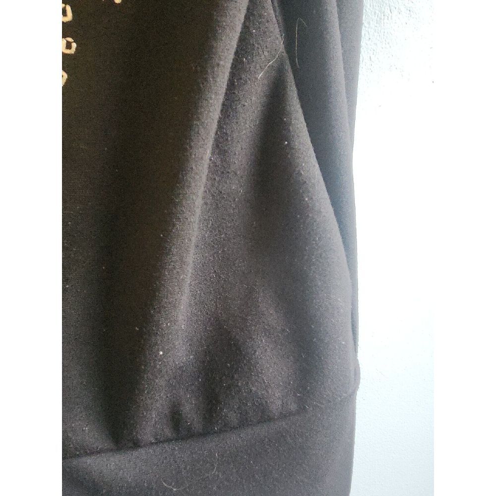 Susan Graver Style Full Zip Black Silver Studded Jacket Size Petite Small - Picture 4 of 5
